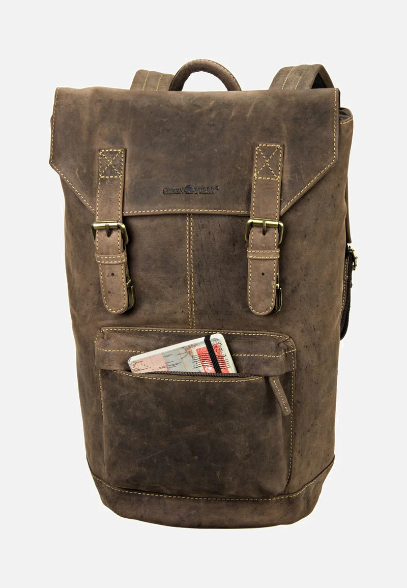 Vintage Retro Sattelbraun - Rucksack