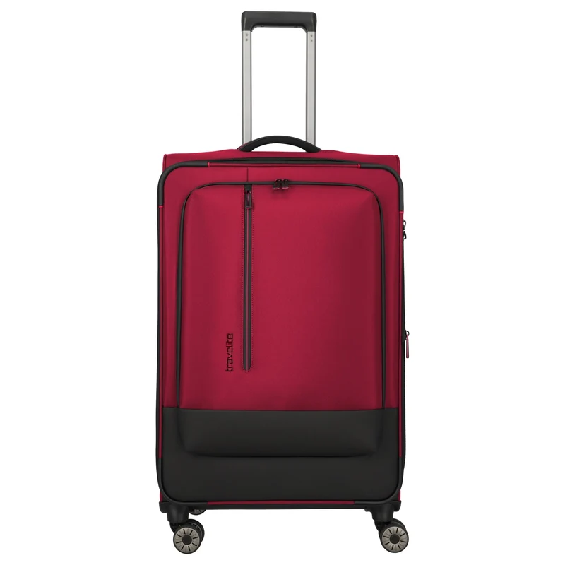 Travelite Crosslite - 4-Rollen-Trolley L 77 cm erw. (red)