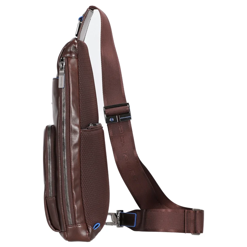 Piquadro Blue Square - Umhängetasche 36 cm (mahogany)