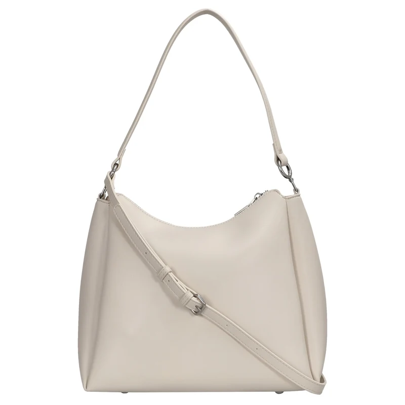 Seidenfelt Sandve Midi Hobo - Schultertasche 31 cm (cream)