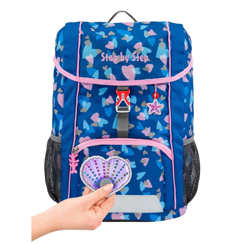 Step by Step KID Reflect - Rucksack-Set 3tlg. 35 cm (Seashell Pearl)