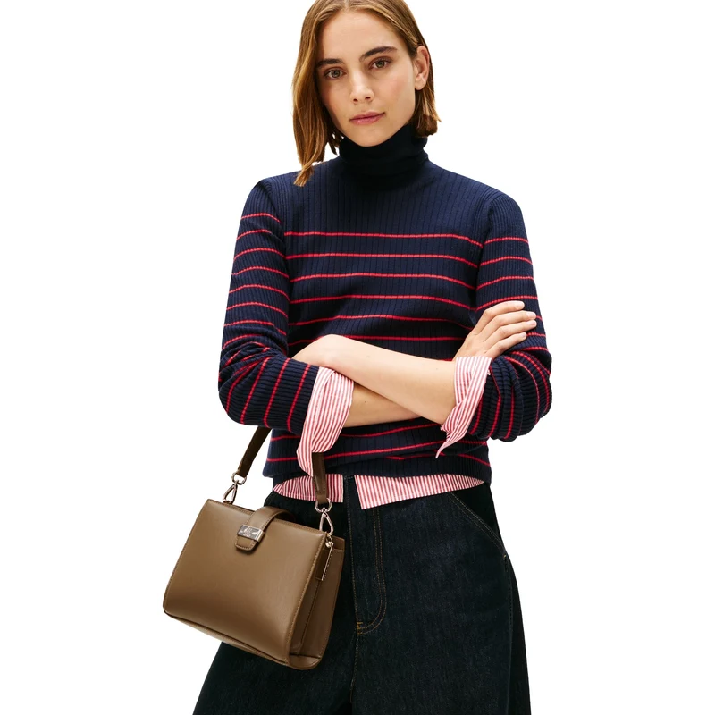 Tommy Hilfiger Heritage - Henkeltasche 22 cm (nordic taupe)