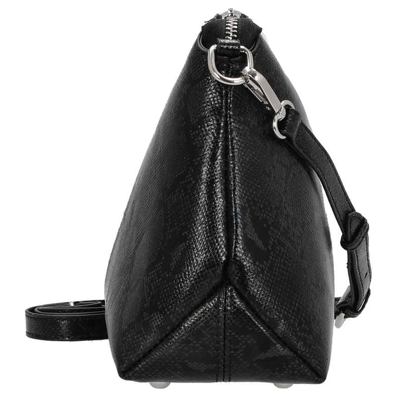 Seidenfelt Lilleby Midi - Umhängetasche 24.5 cm (reptile black)
