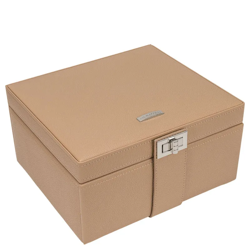 Windrose Marvella - Schmuckkoffer mit Reiseetui 21.5 cm (camel)