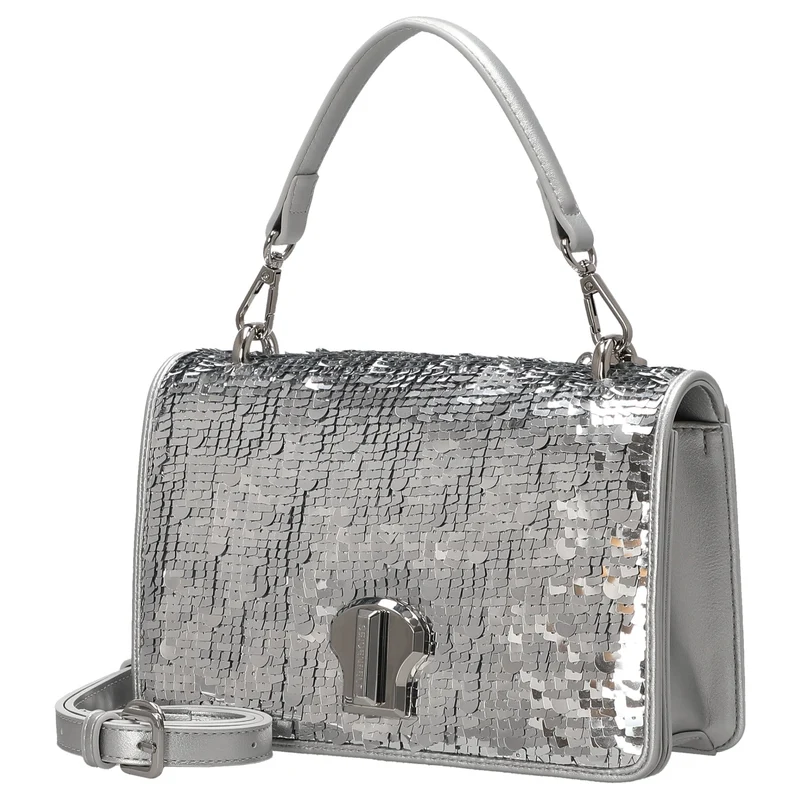 Seidenfelt Seljord - Henkeltasche 23.5 cm (silver)
