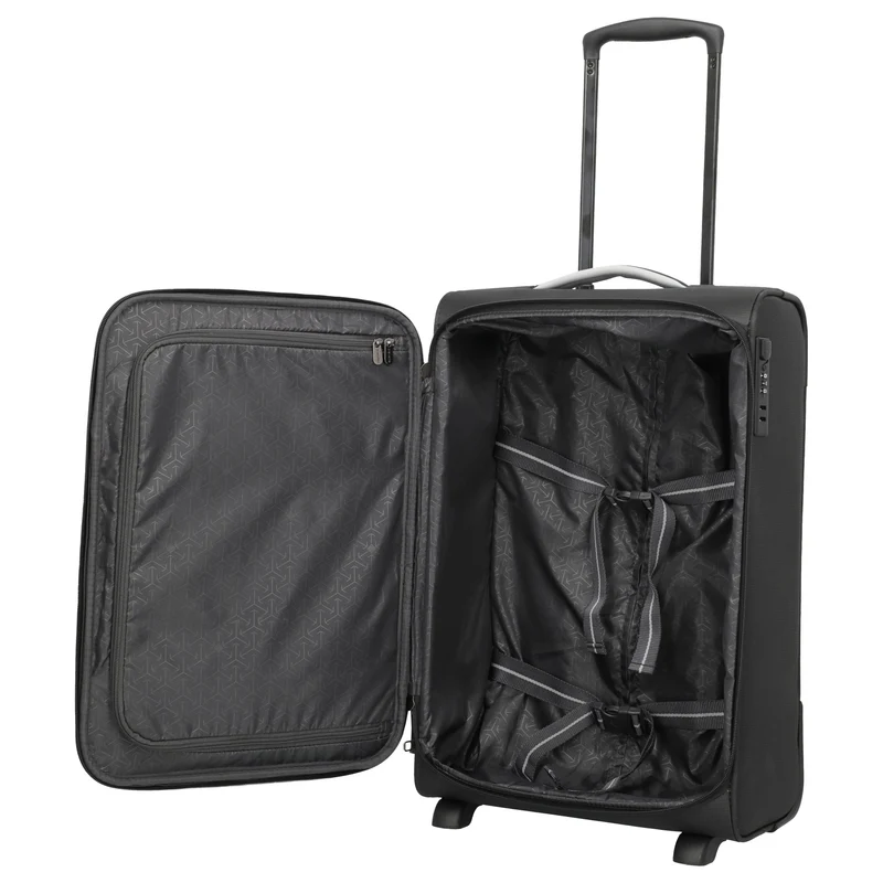 Travelite Jetpack Slim - 2-Rollen-Trolley S 55 cm (schwarz)