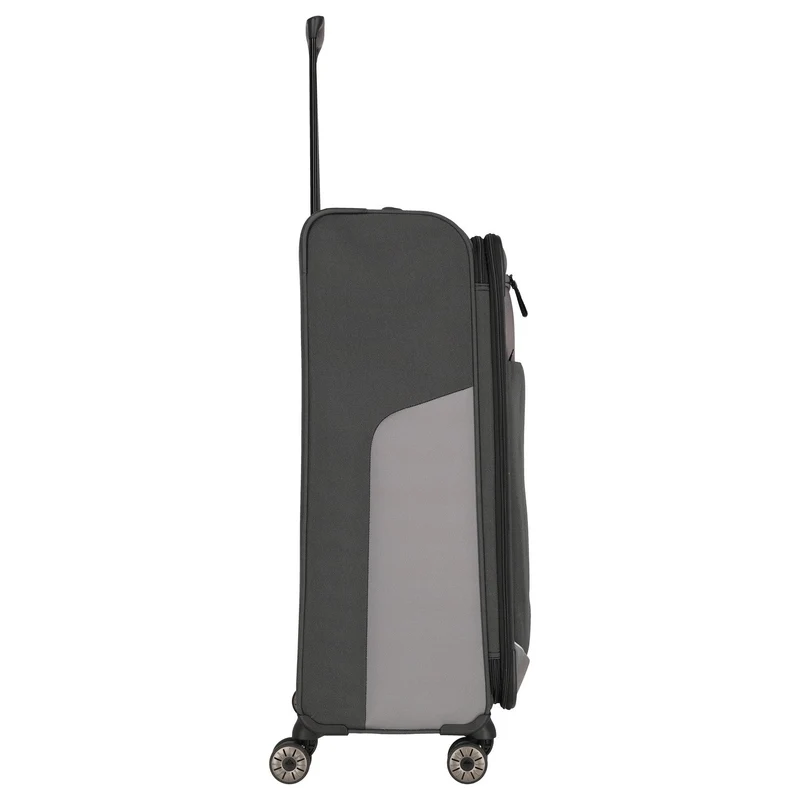 Travelite Viia - 4-Rollen-Trolley L 77 cm erw. (Schiefer)