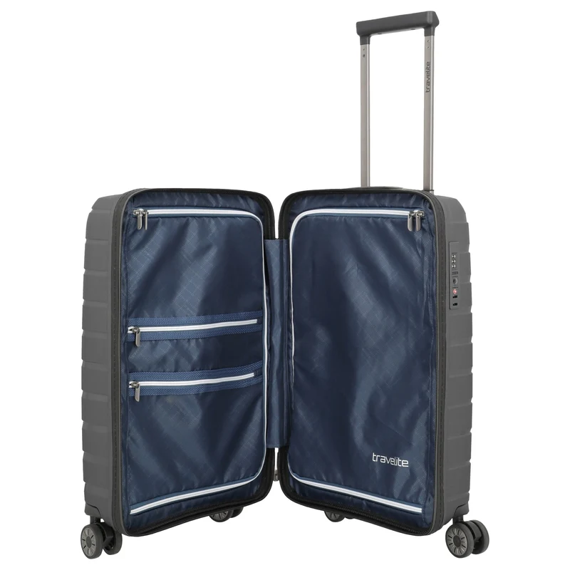Travelite Air Base Slim - 4-Rollen-Kabinentrolley S 55 cm (anthracite)