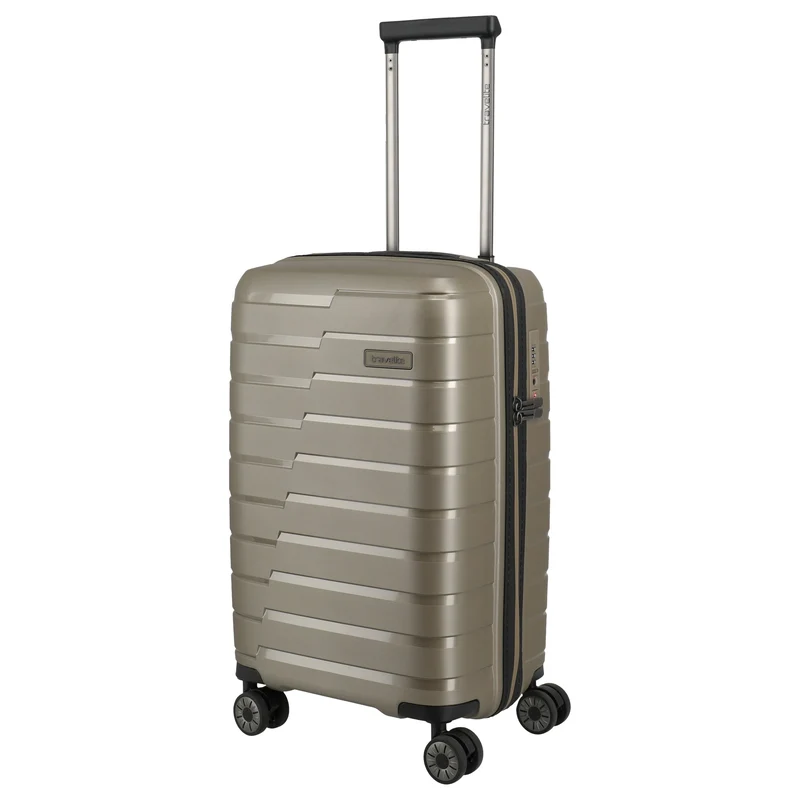 Travelite Air Base Slim - 4-Rollen-Kabinentrolley S 55 cm (champagne)