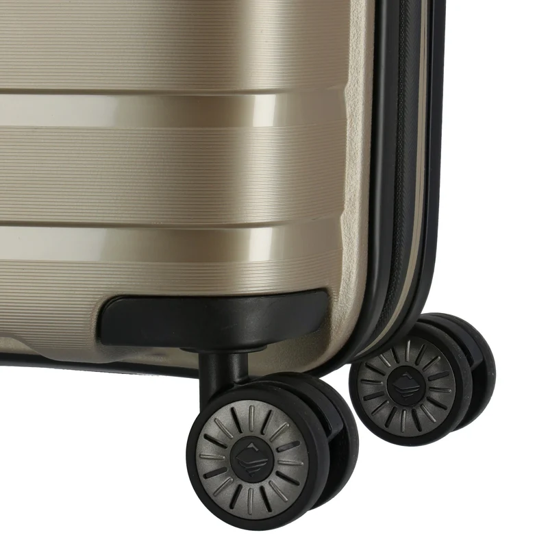Travelite Air Base Slim - 4-Rollen-Kabinentrolley S 55 cm (champagne)