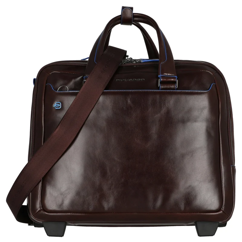 Piquadro Blue Square - 2-Rollen-Businesstrolley 42 cm (mahogany)