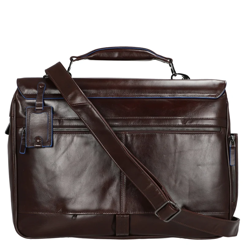 Piquadro Blue Square - Aktentasche 15" 43 cm (mahogany)