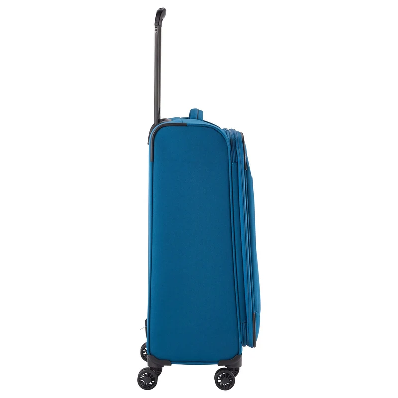 Travelite Chios - 4-Rollen-Trolley M 67 cm erw. (petrol)