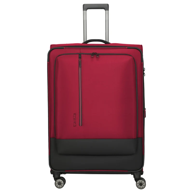 Travelite Crosslite - 4-Rollen-Trolley XL 81 cm erw. (red)