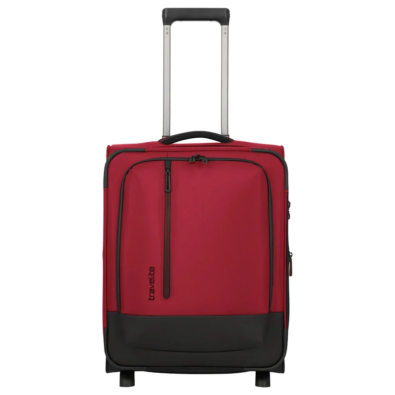 Travelite Crosslite - 2-Rollen-Kabinentrolley S 54 cm erw. (red)