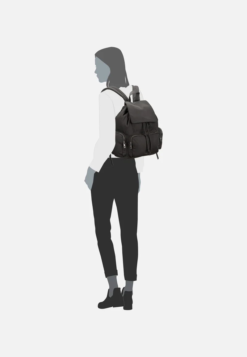 Maia BP M Nylon Black - Rucksack