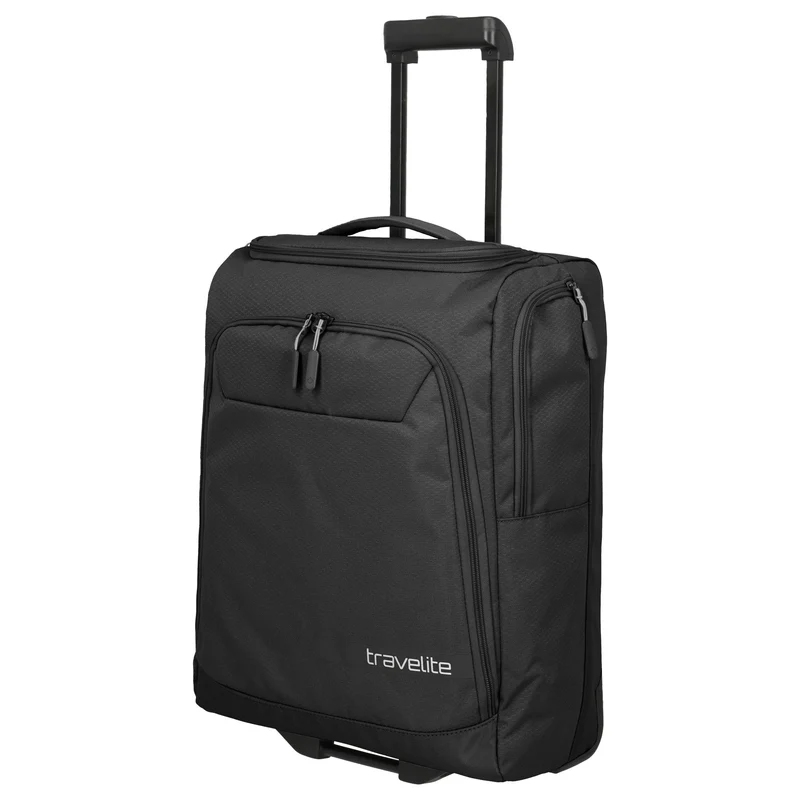 Travelite Kick Off - Rollenreisetasche S 55 cm (schwarz)