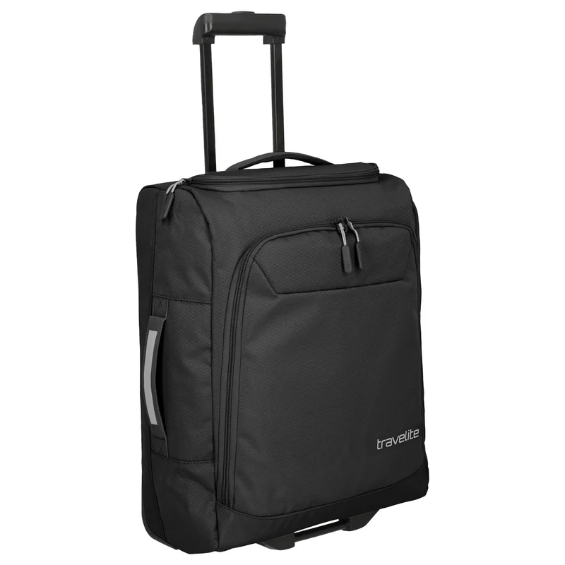 Travelite Kick Off - Rollenreisetasche S 55 cm (schwarz)