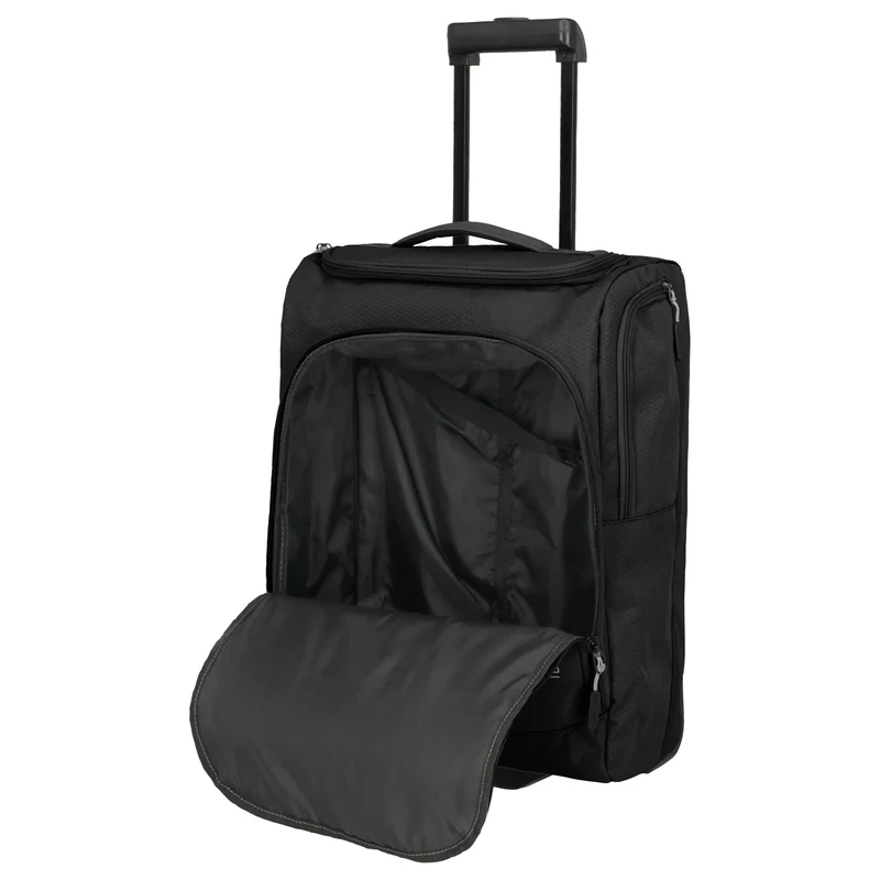 Travelite Kick Off - Rollenreisetasche S 55 cm (schwarz)