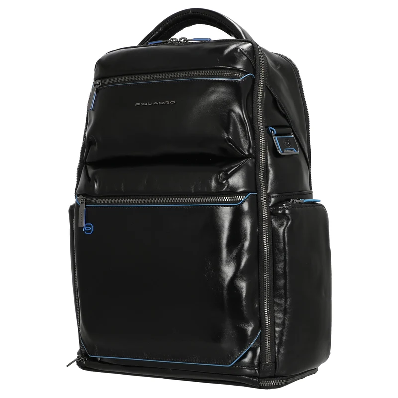 Piquadro Blue Square - Laptoprucksack 15.6" 42 cm (black)