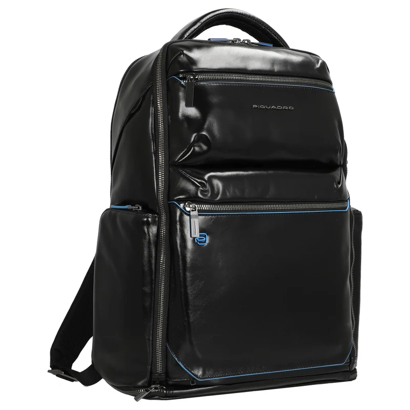 Piquadro Blue Square - Laptoprucksack 15.6" 42 cm (black)