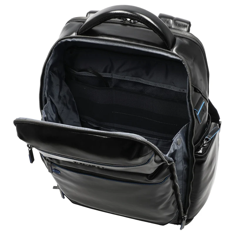 Piquadro Blue Square - Laptoprucksack 15.6" 42 cm (black)
