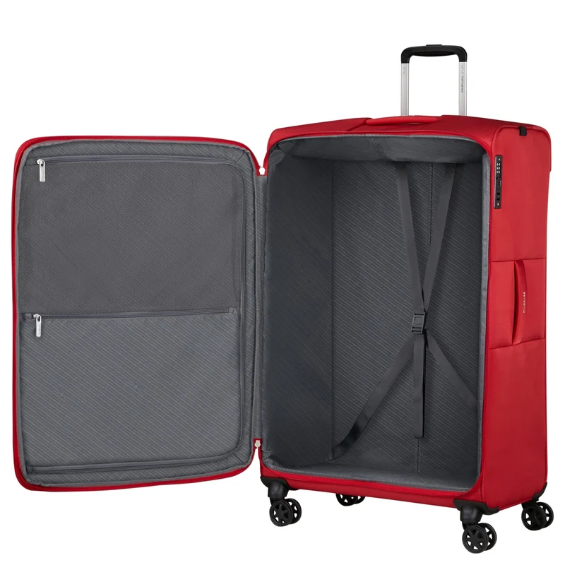 Samsonite Base Breeze - 4-Rollen-Trolley 81 cm erw. (red)