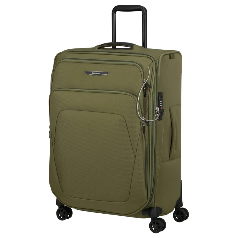 Samsonite Spark SNG 2 - 4-Rollen-Trolley 67/24 cm erw. (olive, 67 cm)