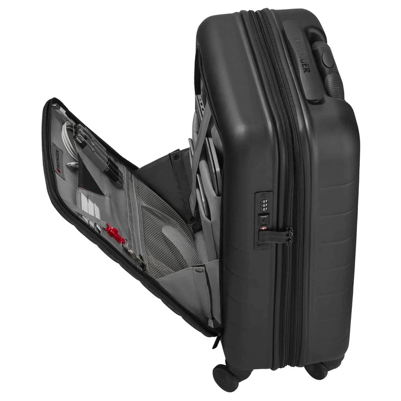 Wenger Syntry 44 - 4-Rollen-Kabinentrolley 55 cm (black/heather grey)