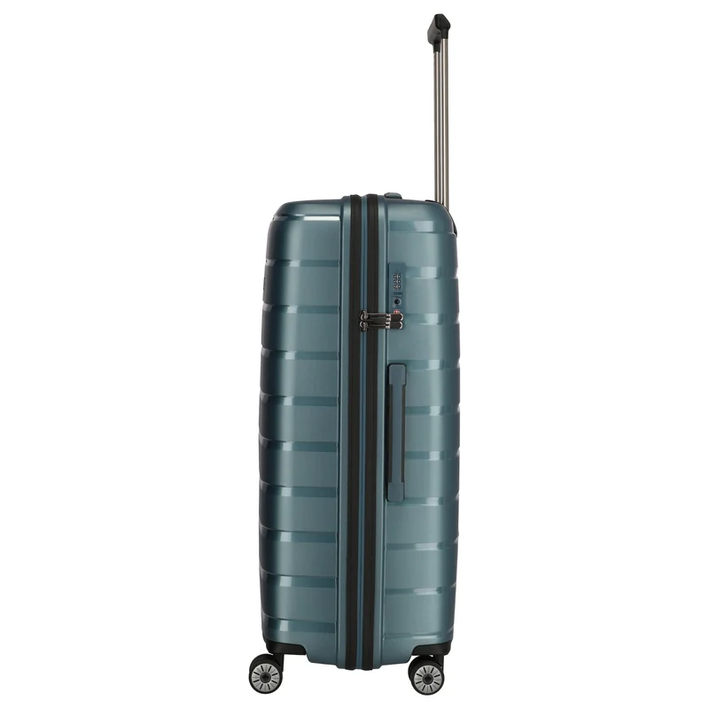 Travelite Air Base - 4-Rollen-Trolley Set 3tlg. L/M/S Vortasche (iceblue)