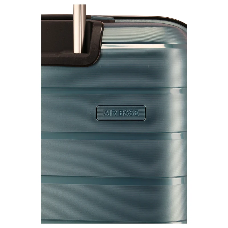 Travelite Air Base - 4-Rollen-Trolley Set 3tlg. L/M/S Vortasche (iceblue)