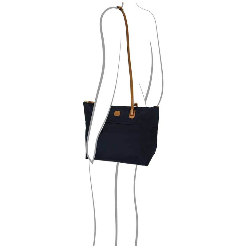 Brics X-Bag Shopping L Sportina - Schultertasche 36 cm (ozean blue)
