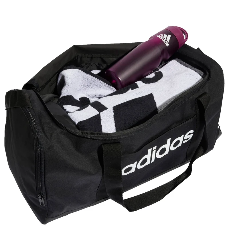 adidas Linear - Sporttasche M 56 cm (black/black/white)