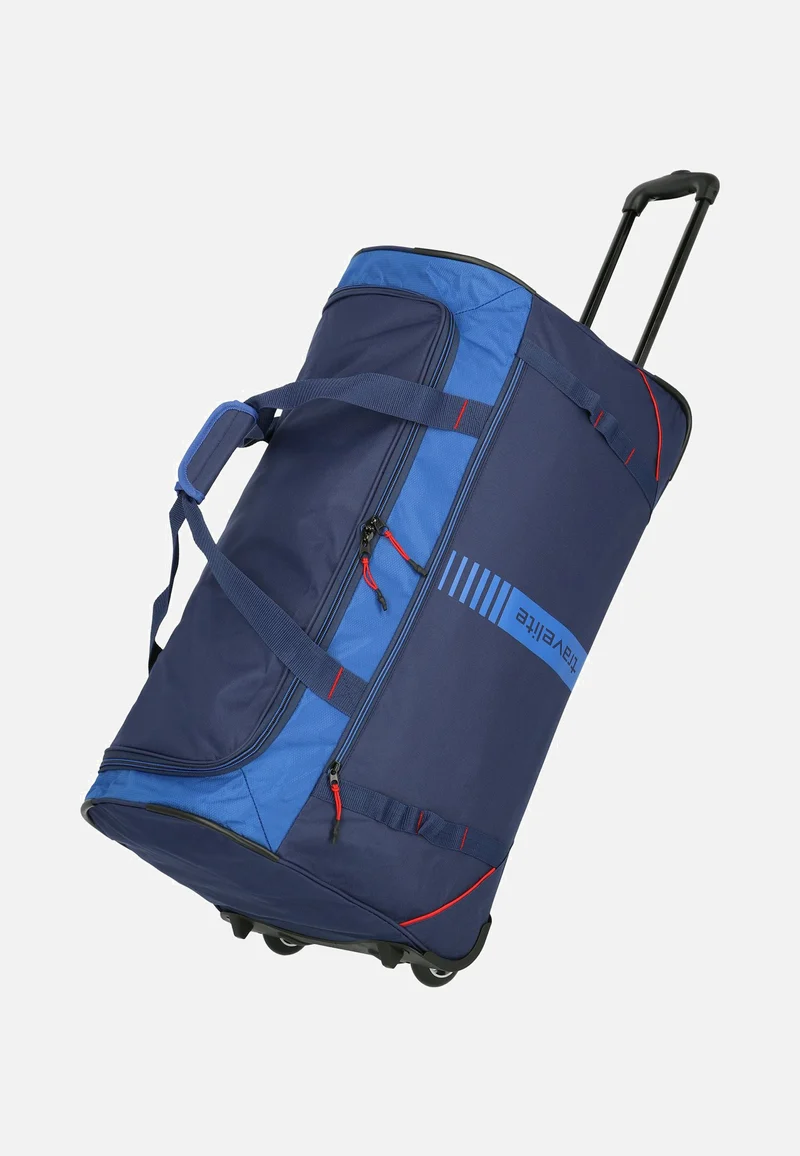 Basics Active Marine/Rot - Reisetasche mit Rollen