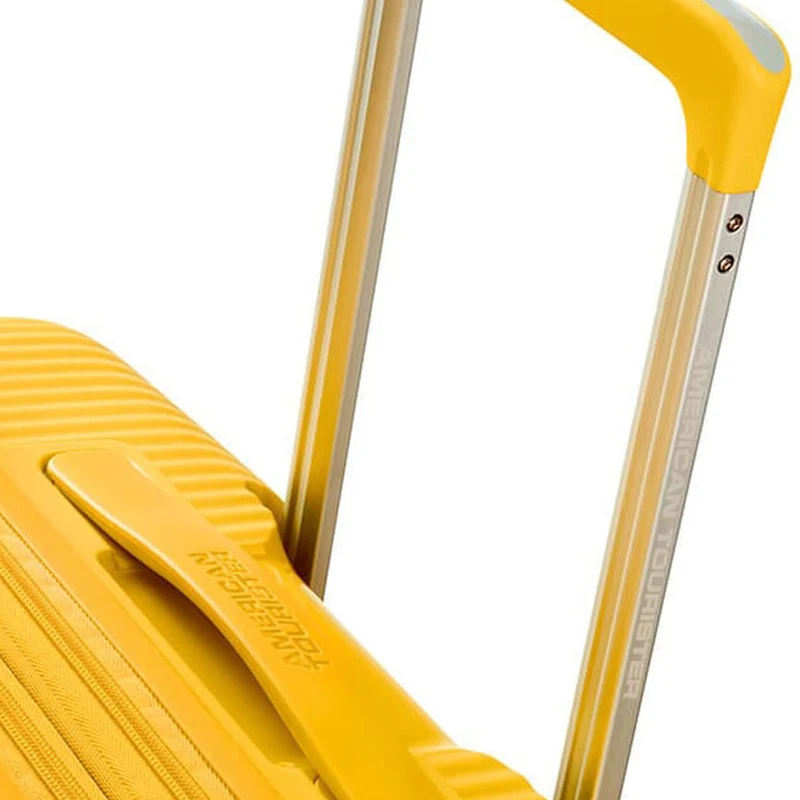 American Tourister Soundbox - 4-Rollen-Kabinentrolley 55 cm erw. (gelb)