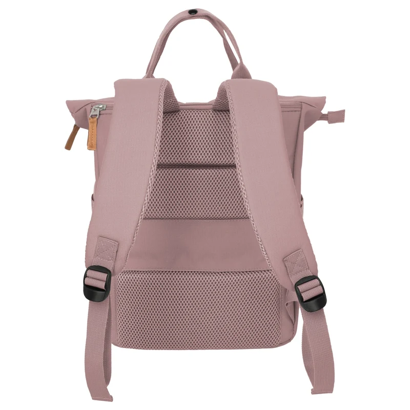 Travelite Basics Short Handle - Rolltop Rucksack 46 cm (smokey rose)