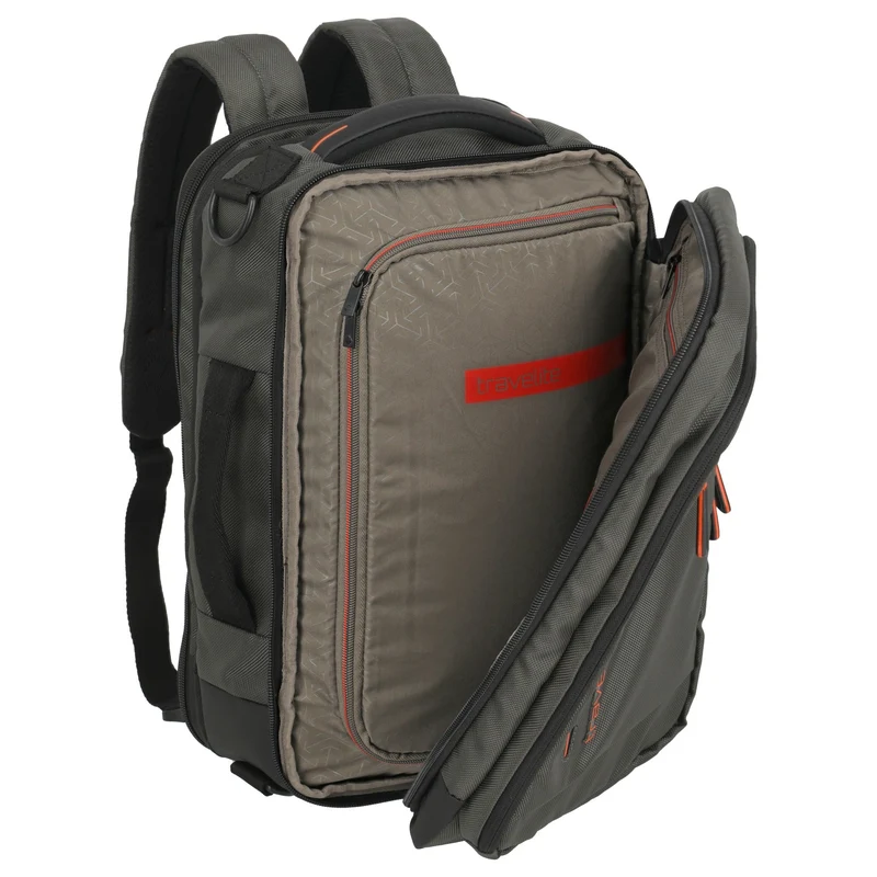 Travelite Crosslite - Bordtasche/Rucksack S 40 cm (oliv)