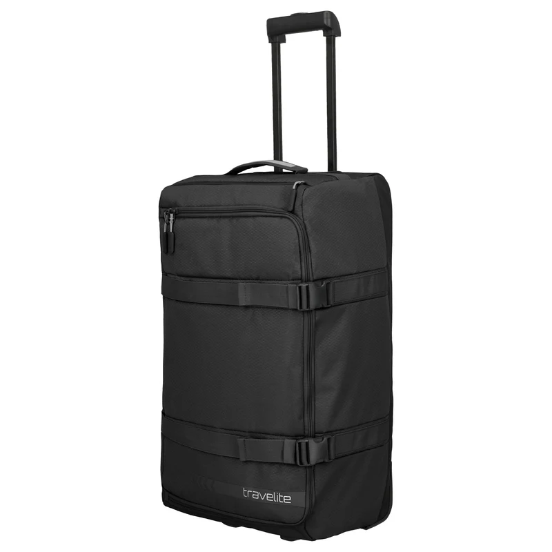 Travelite Kick Off - Rollenreisetasche L 68 cm (schwarz)