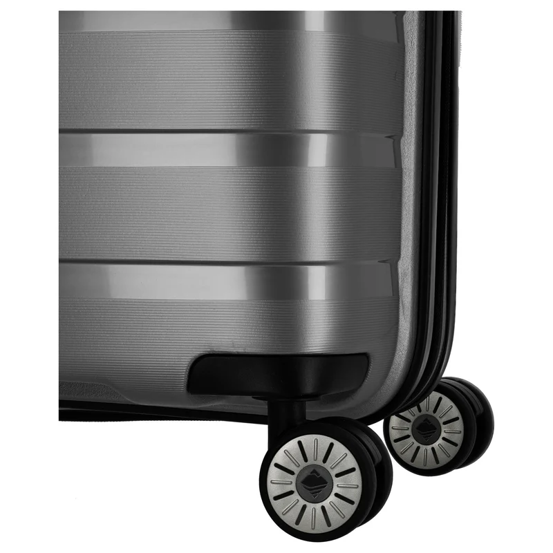 Travelite Air Base - 4-Rollen-Trolley Set 3tlg. erw. (anthracite)