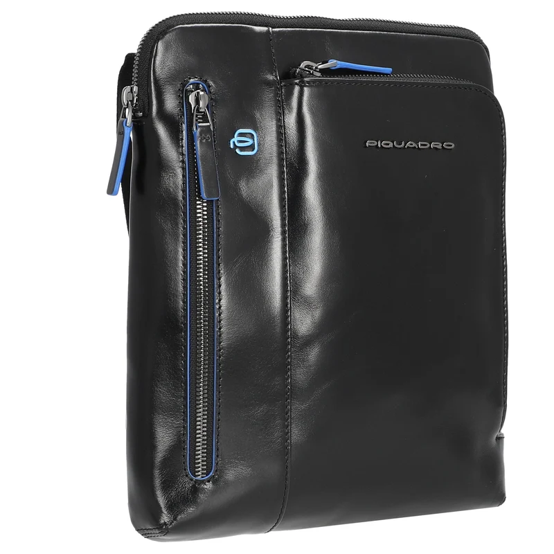 Piquadro Blue Square - Schultertasche 24.5 cm (black)