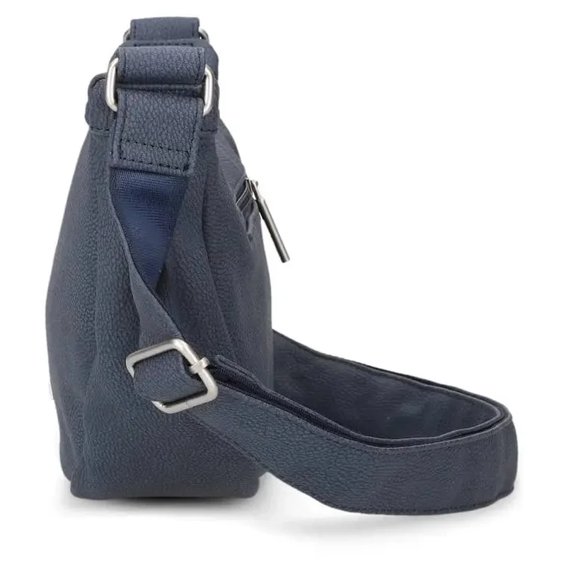 zwei Mademoiselle M50 - Umhängetasche 32 cm (nubuk-blue)