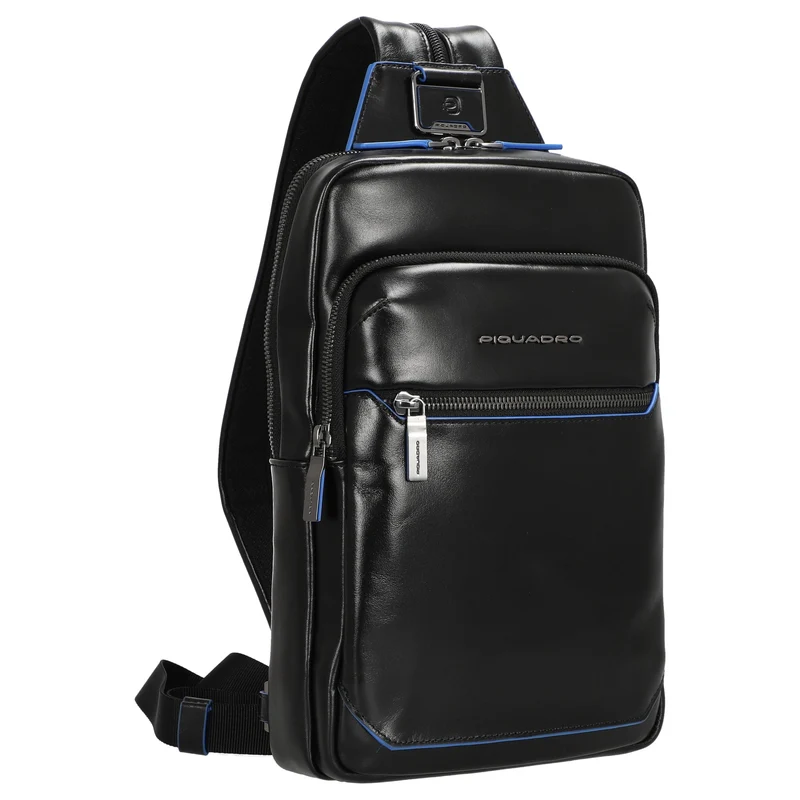 Piquadro Blue Square - Umhängetasche 30.5 cm (black)