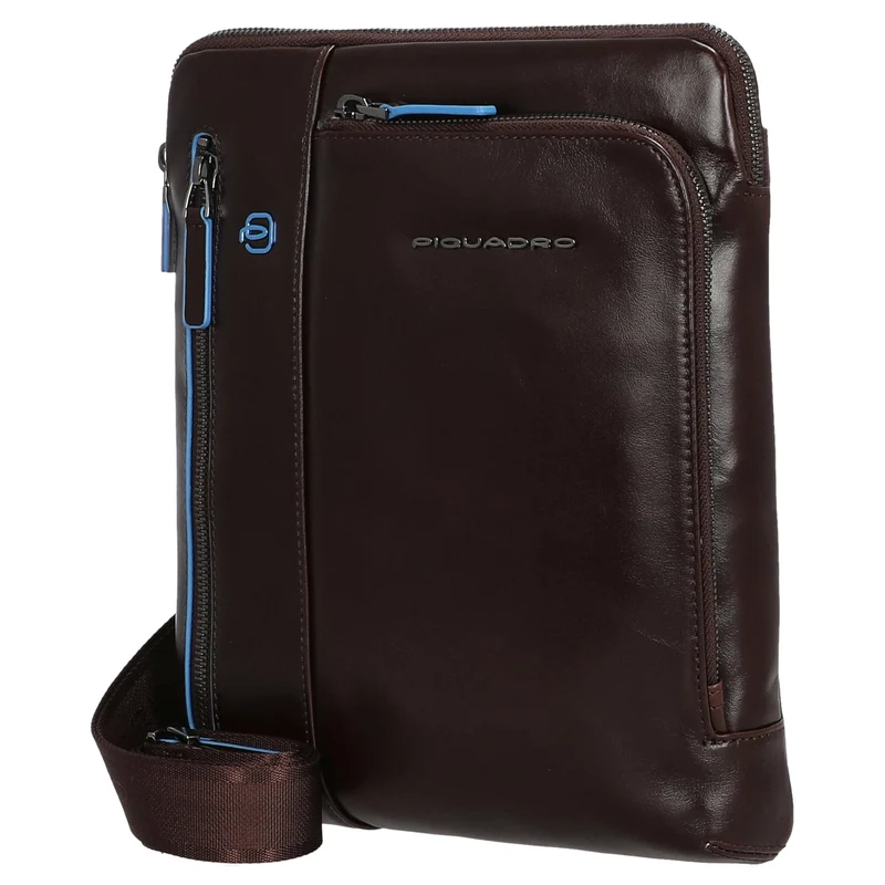 Piquadro Blue Square - Schultertasche 24.5 cm (mahogany)