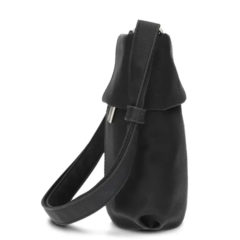 zwei Mademoiselle M45 - Schultertasche 22 cm (nubuk-black)