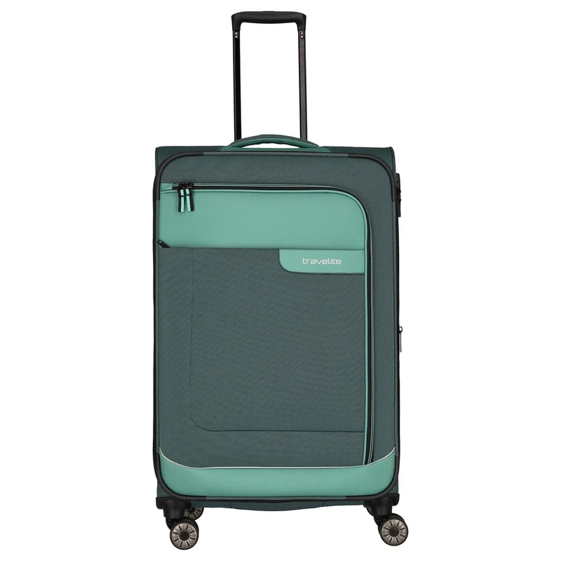Travelite Viia - 4-Rollen-Trolley L 77 cm erw. (Eukalyptus)