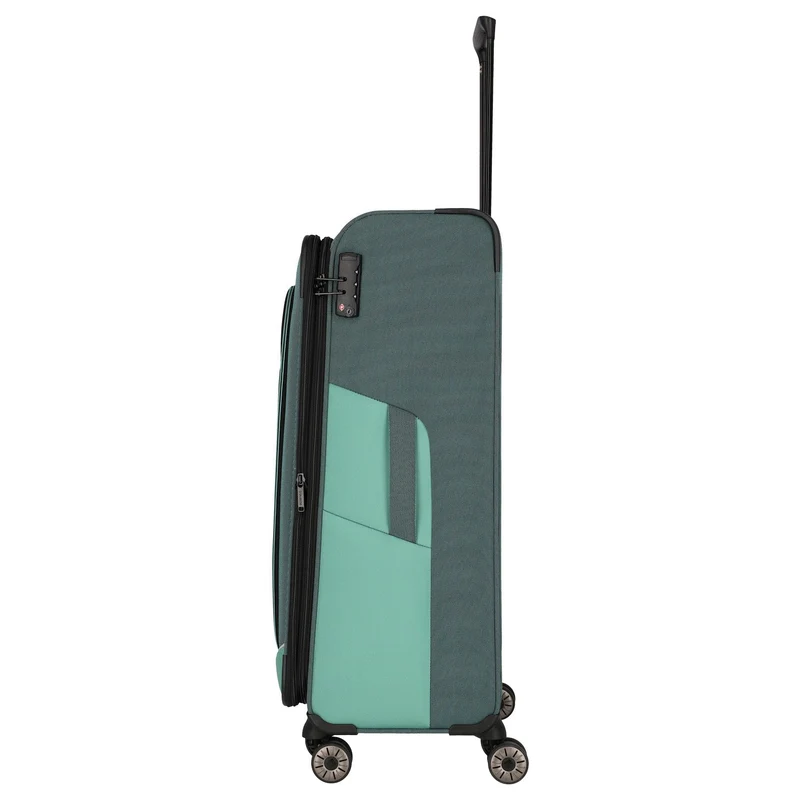 Travelite Viia - 4-Rollen-Trolley L 77 cm erw. (Eukalyptus)