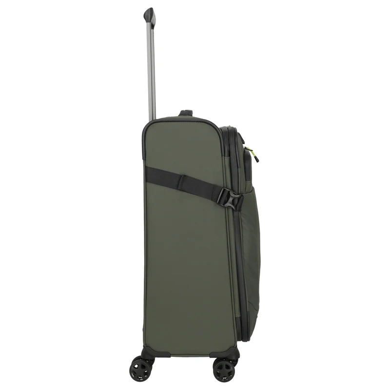 Travelite Briize - 4-Rollen-Trolley M 67 cm erw. (khaki)