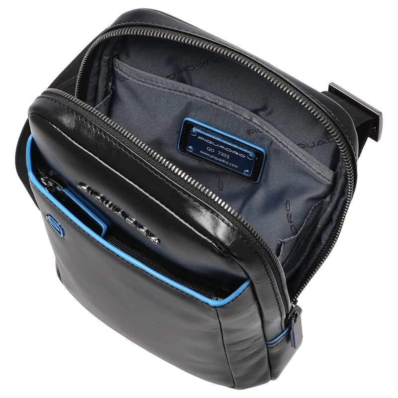 Piquadro Blue Square - Umhängetasche 22 cm (black)
