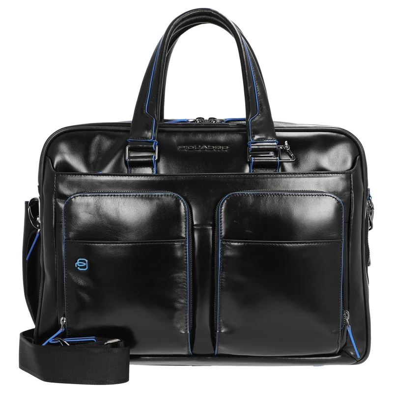 Piquadro Blue Square - Aktentasche 15" 41 cm erw. (black)