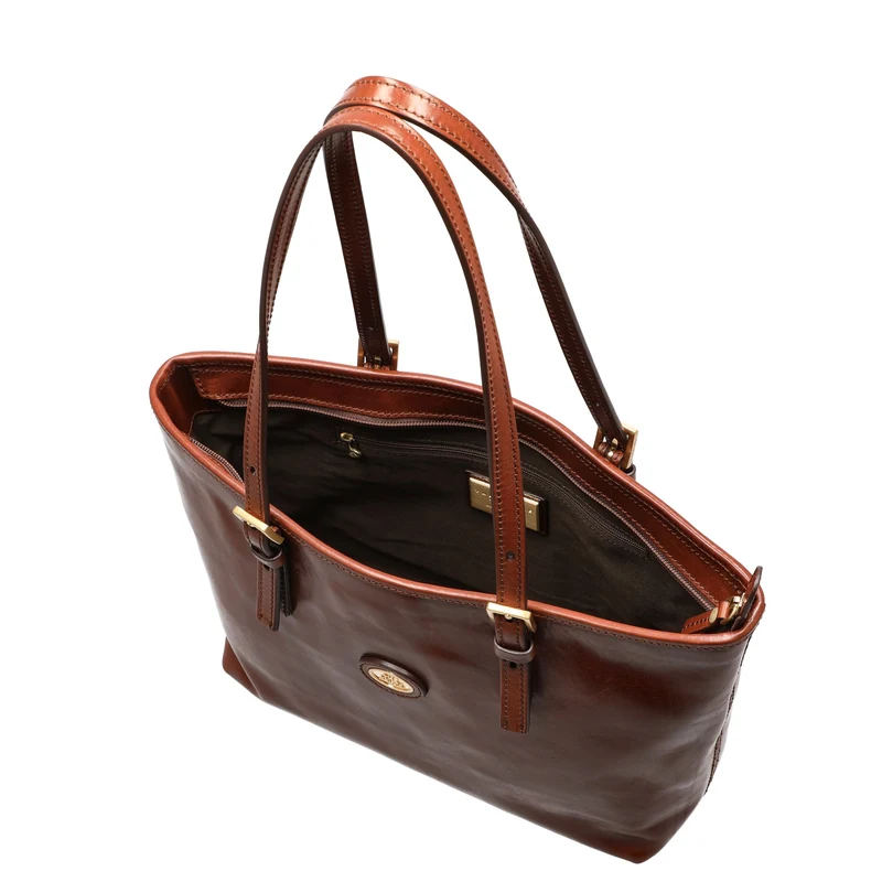 The Bridge Story Donna - Shopper 30 cm (marrone)